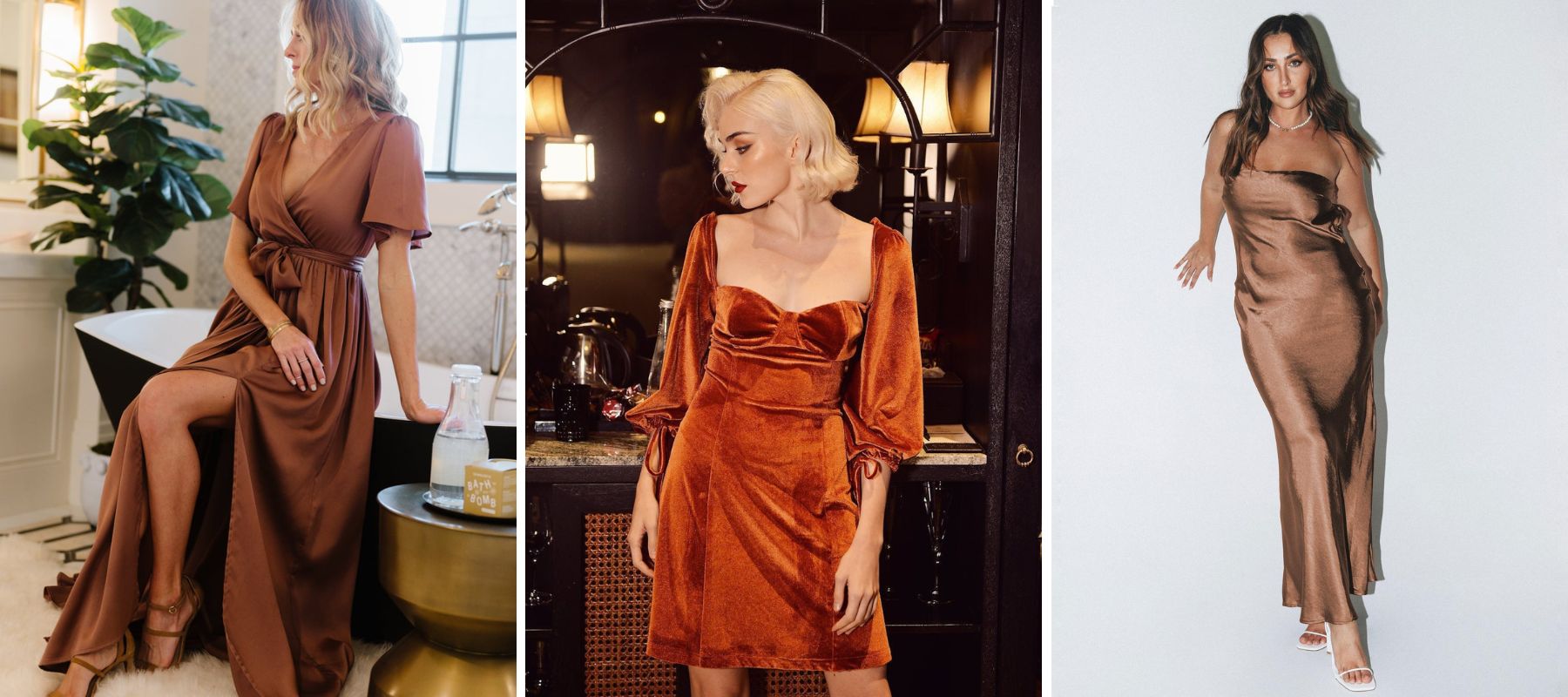 Slay the Wedding Season with These Chocolate-Colored Dresses