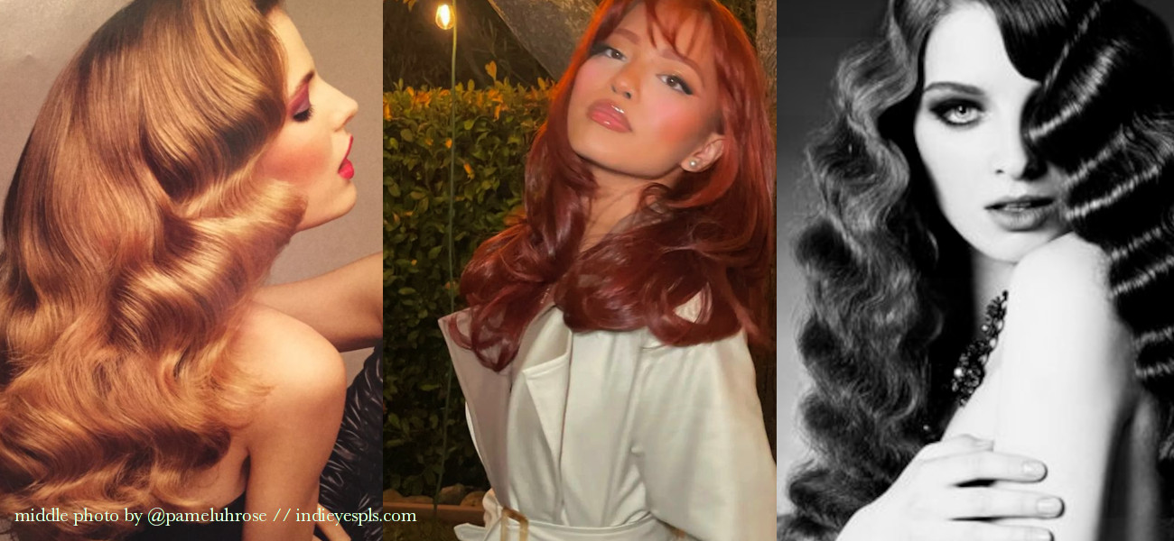 A Splash of 1930s Hollywood: Try The Loose Ginger Waves