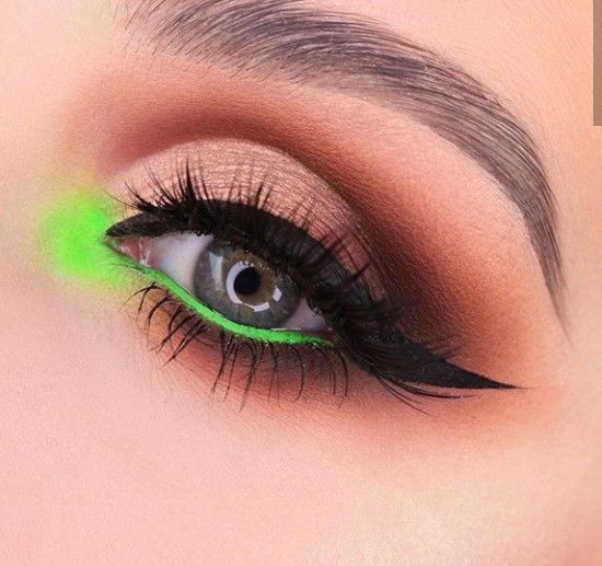Inspo: Rock a Neon Green Eyeshadow Look