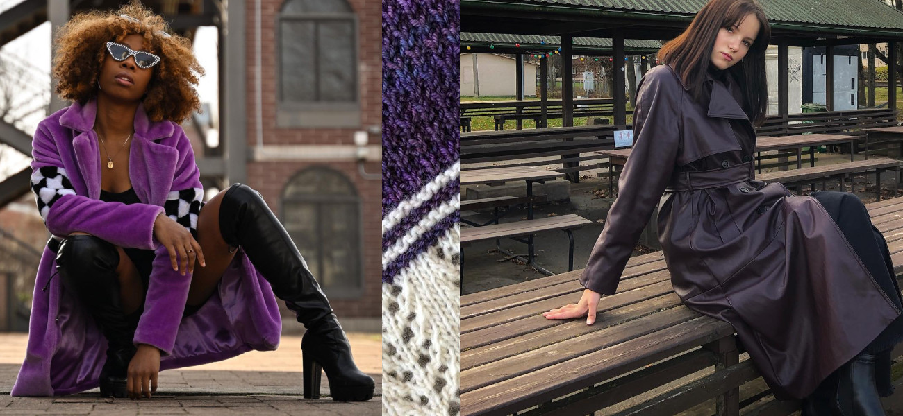 Embrace the Majestic Allure of Purple: Elevating Winter Fashion to New Heights
